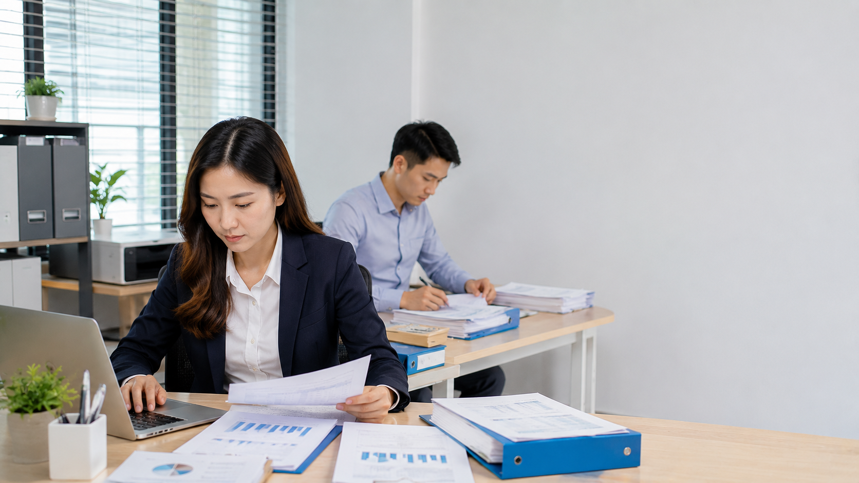企業財務人員整理應收帳款與應付款資料，說明企業帳務管理流程。