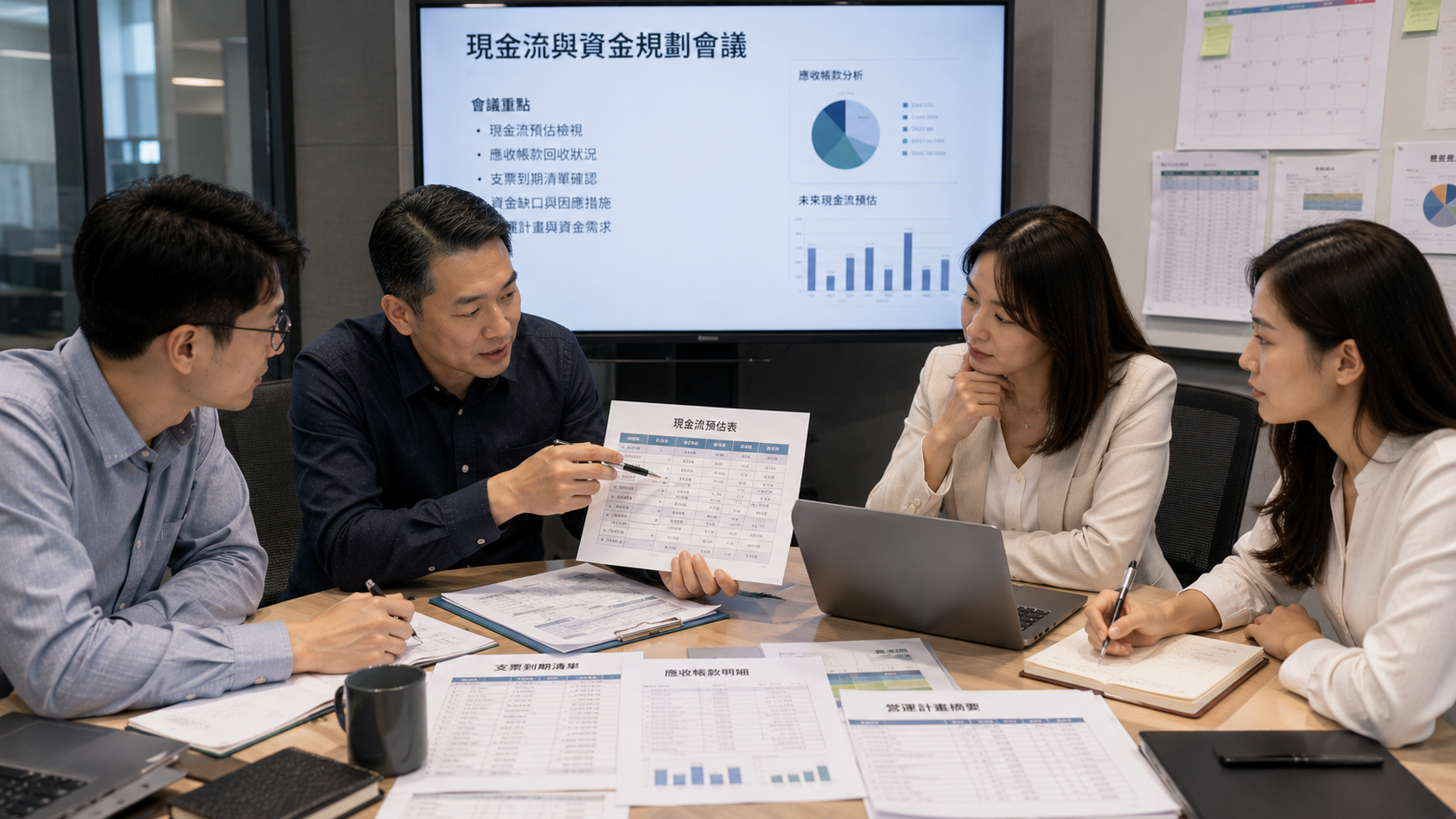 企業透過現金流規劃降低支票跳票風險並維持正常營運。
