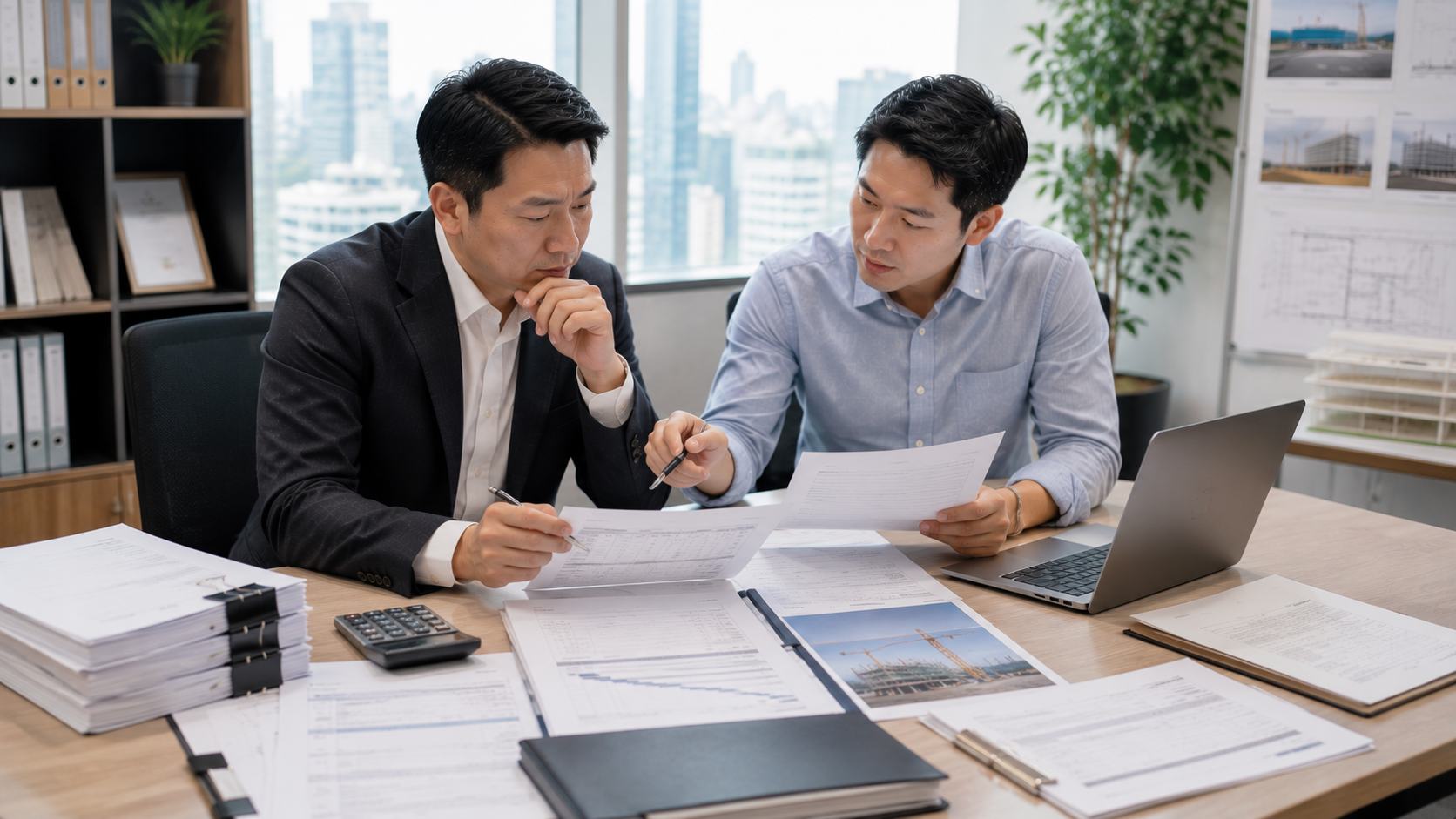 企業規劃履約保證金與營運資金配置情境圖
