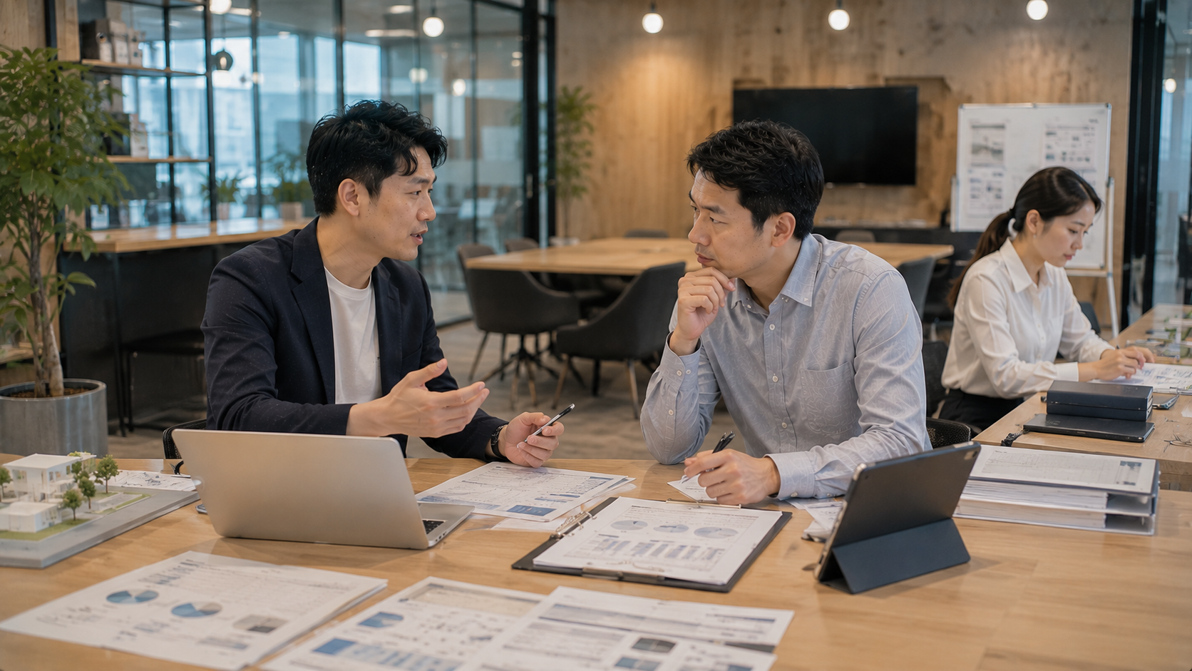 新創企業與創投討論募資及企業資金規劃情境