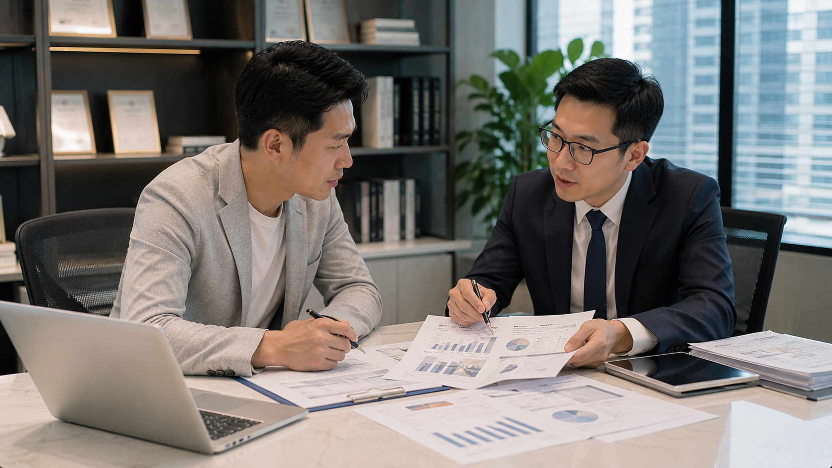 企業主整理財力證明與資金規劃