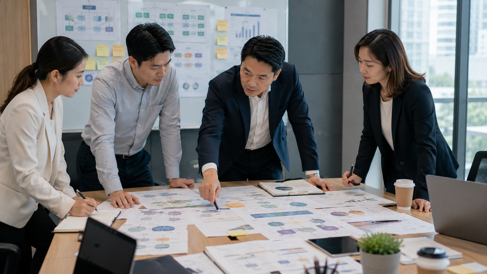 企業團隊透過流程改善、採購管理與現金流規劃提升營運效率