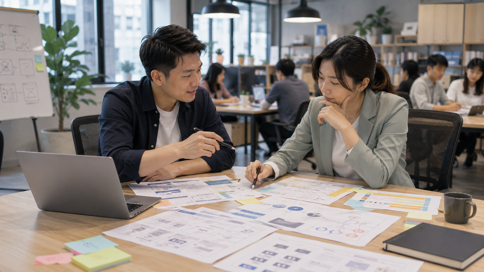 新創企業從創意到市場驗證的發展歷程示意