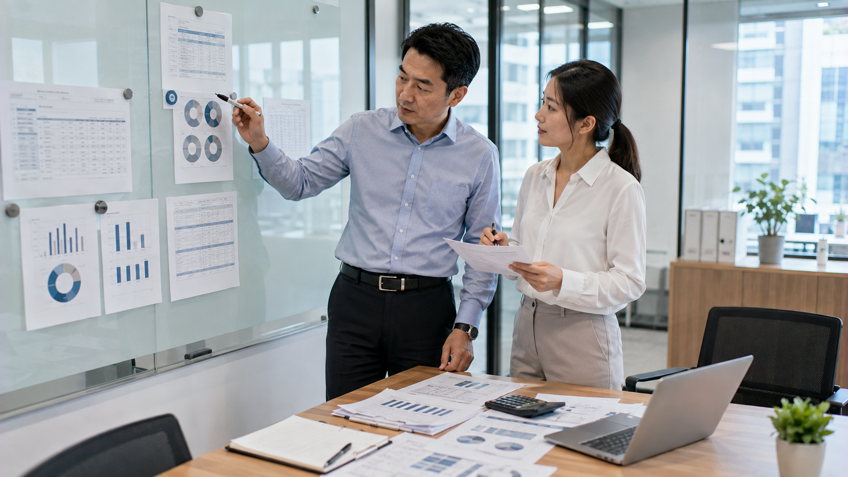 企業財務主管比較流動比率與速動比率的計算概念與短期償債能力