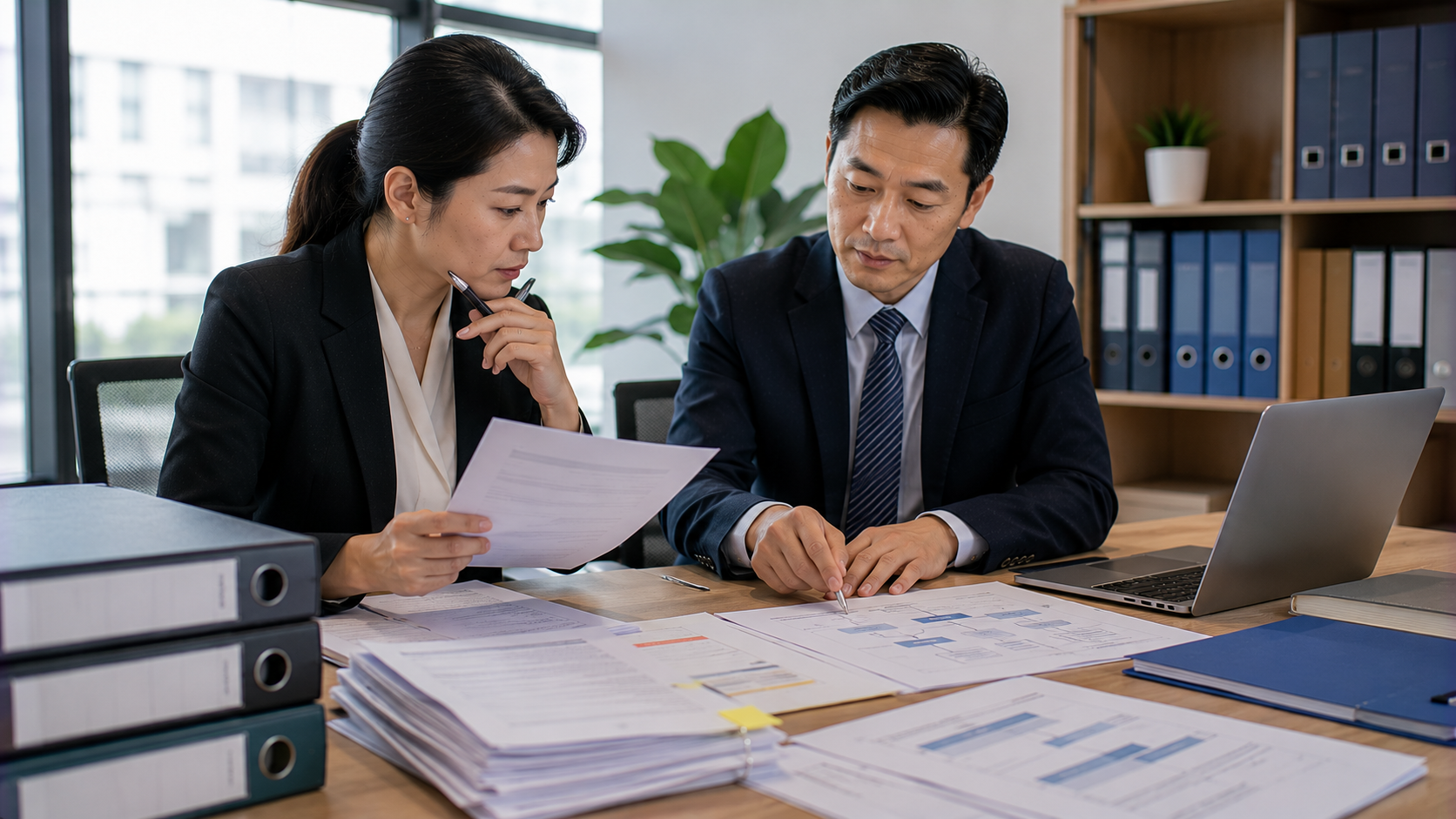 企業法務與財務人員共同檢視融資租賃公司管理辦法及監理規範