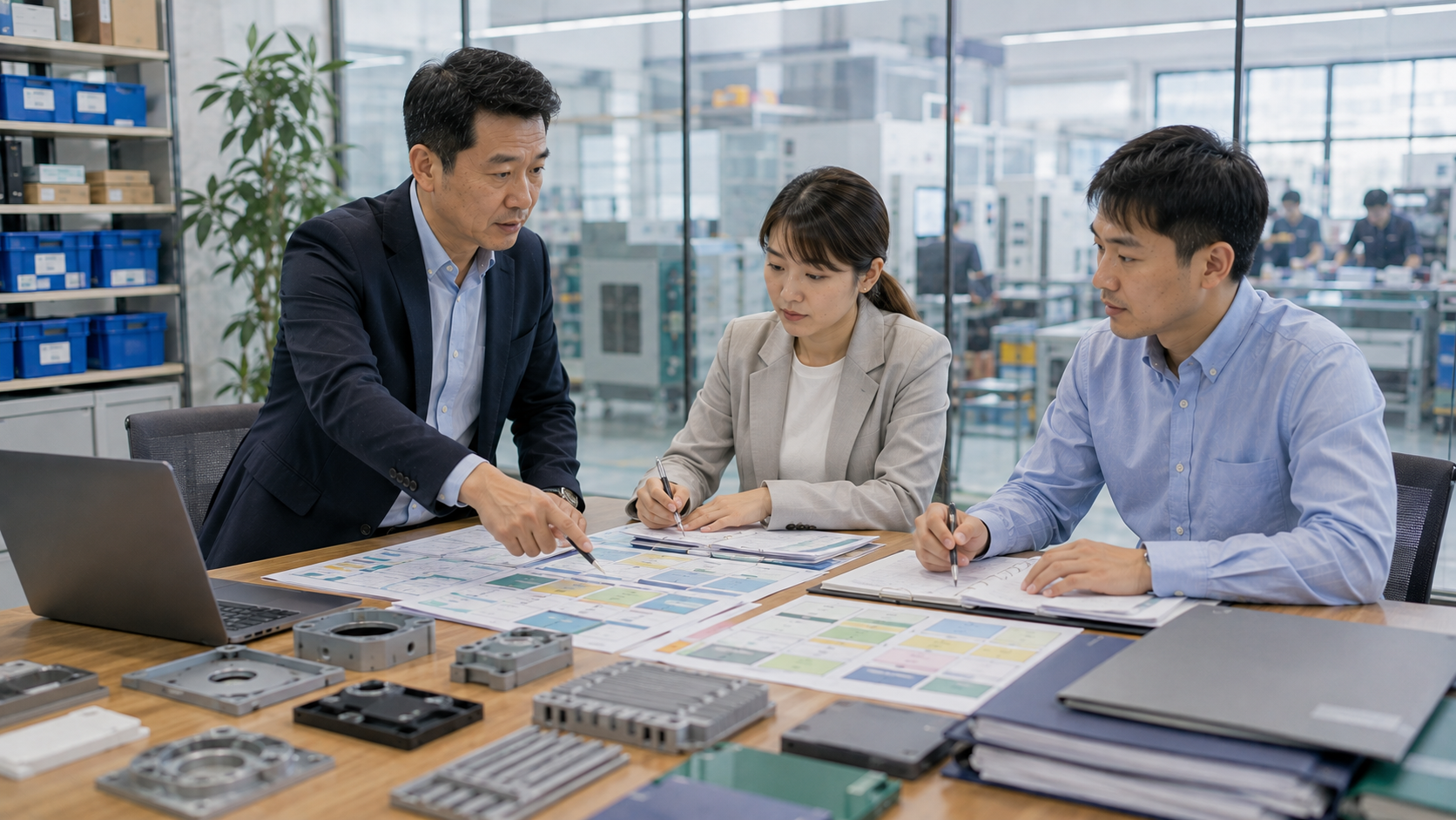 台灣中小企業經營團隊完成營所稅資料整理後討論營運預算與企業資金規劃
