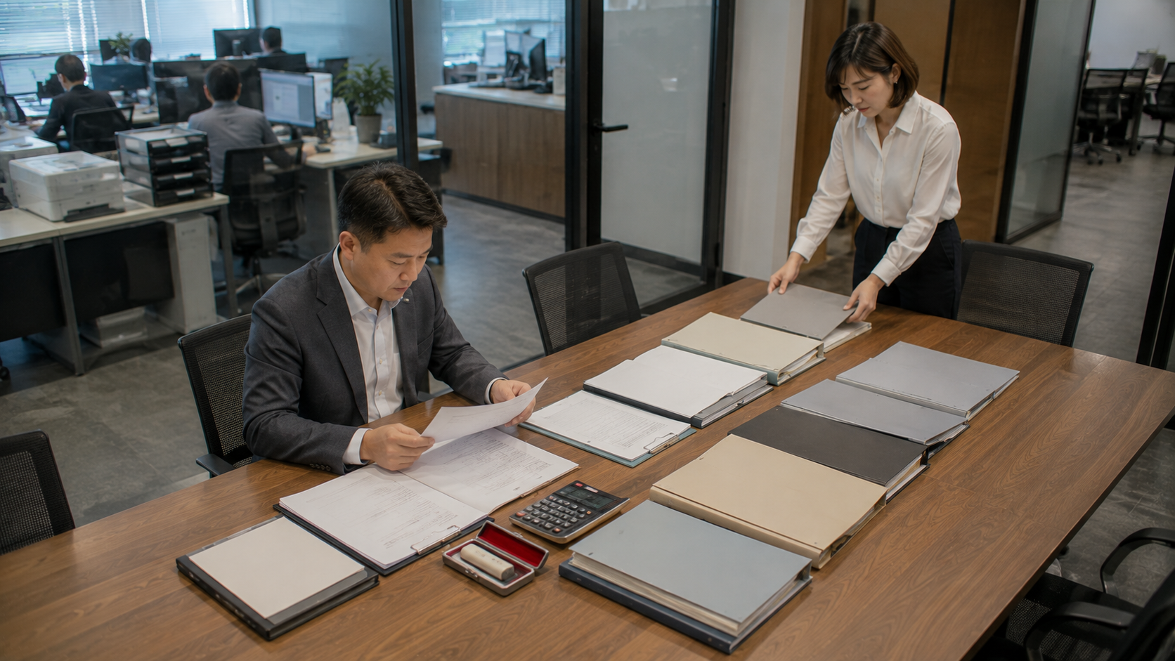 台灣中小企業負責人與財務主管整理信保基金申請所需的營運、財務與訂單資料